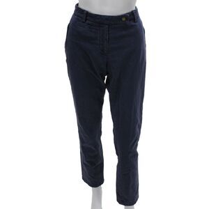 Allegri Mens Chino Pants Blue Cotton Button Closure Size 8
